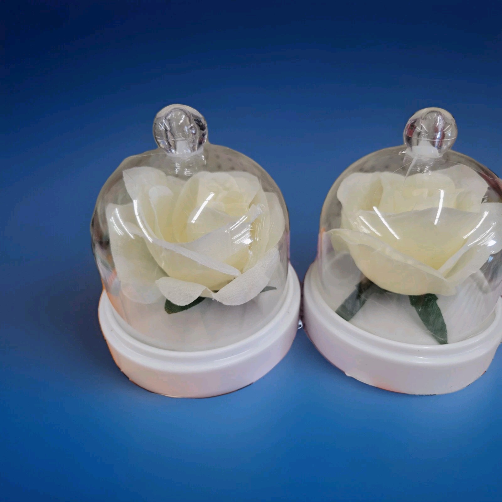 Lot of 2 – Led Floral RoseTable Decoration ( Color : White)