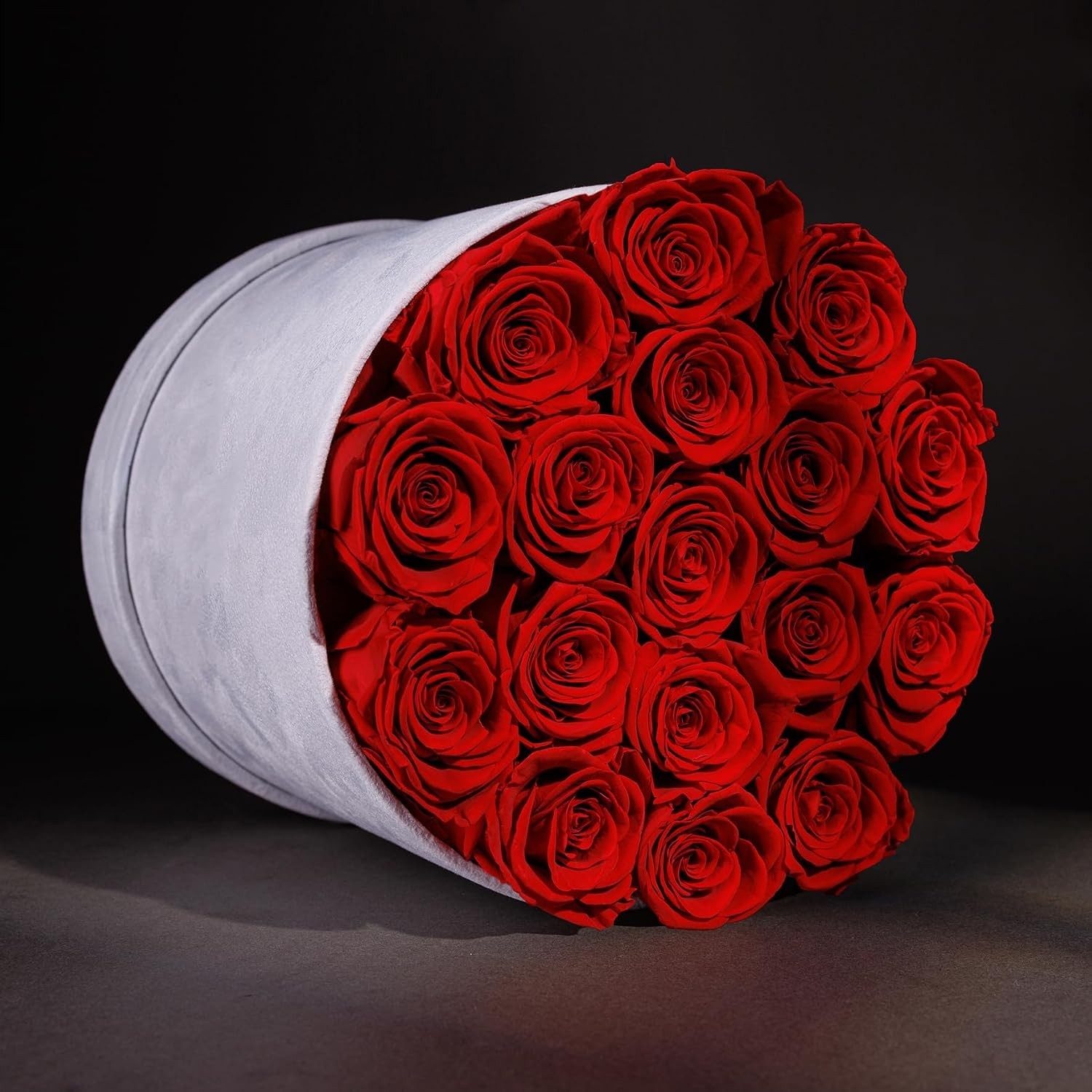 Timeless 17 Roses in Luxurious Suede Box – Perfect for Mother’s Day & Birthdays