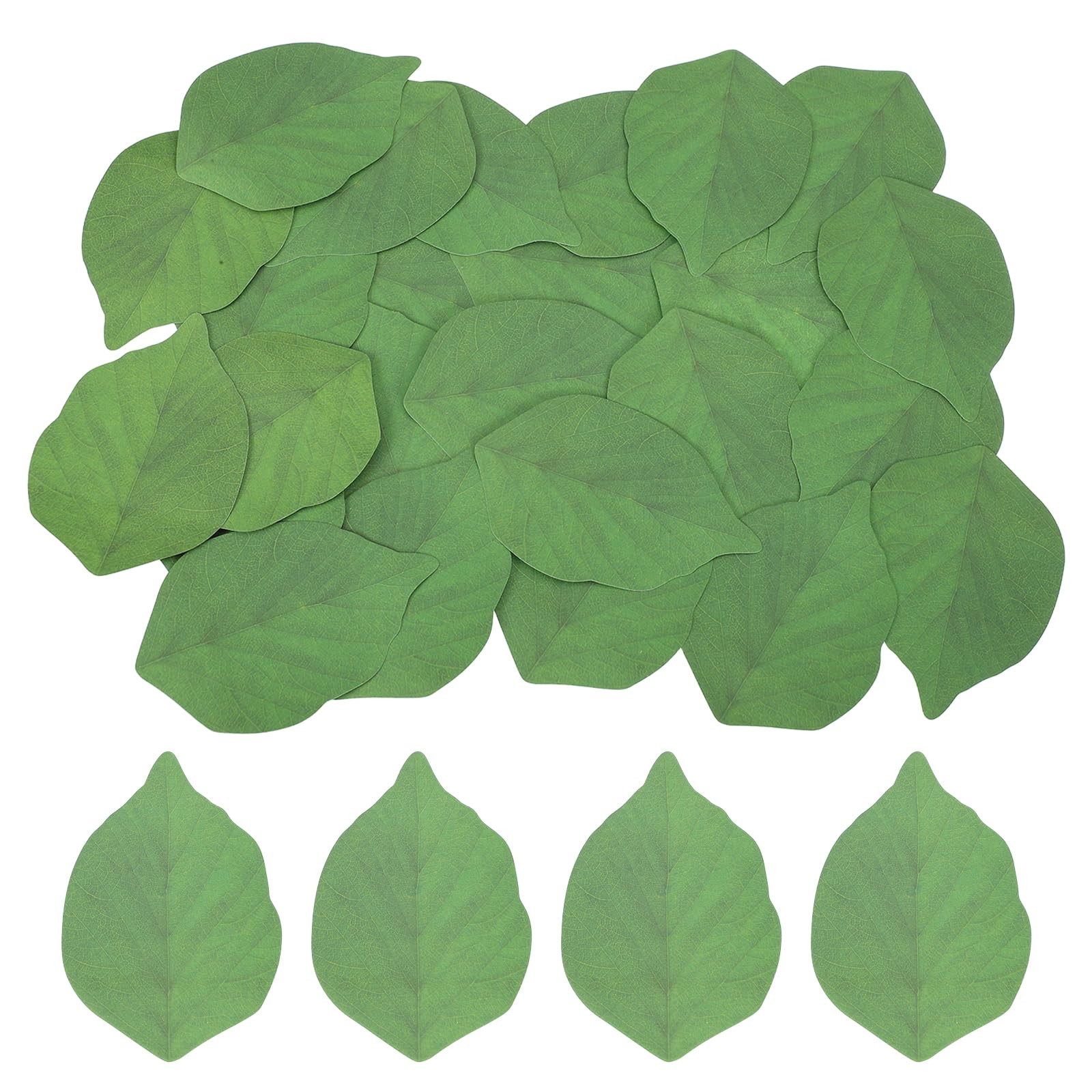 50 Pack Artificial Leaves Fall Leave Cutouts 3.7×2.4 Inch Thanksgiving Decor