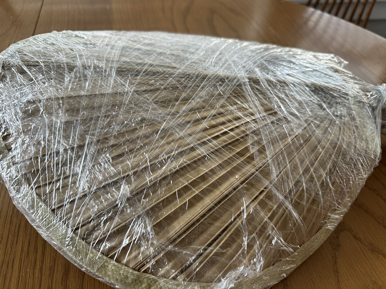 Natural Dried Coconut Hand Made Set 4 Leaf Fan Decor/Wall Hanging – Luau Style
