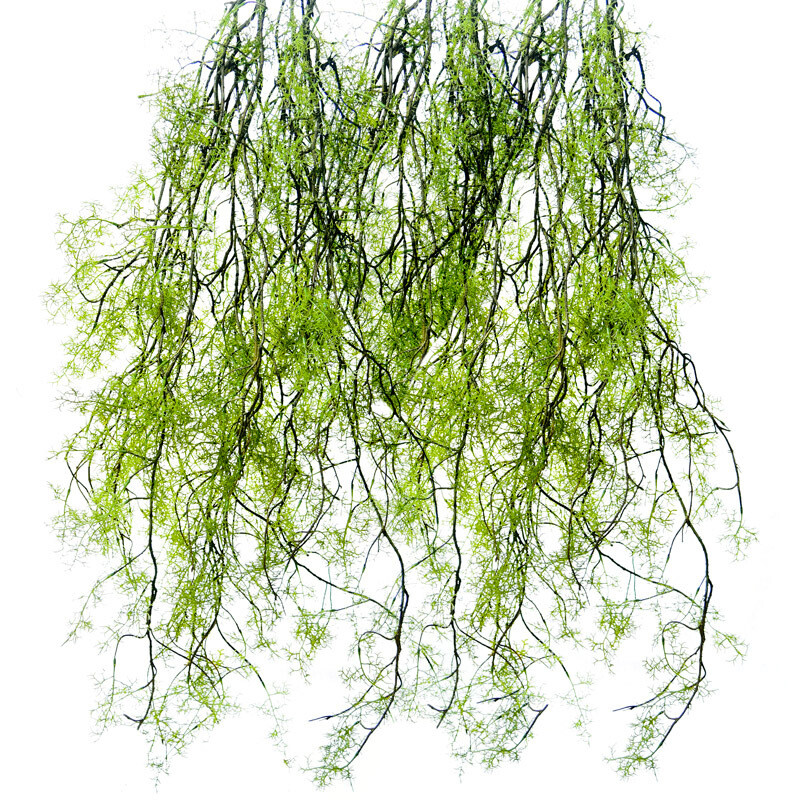 57 inch Artificial Green Twig Vines Faux Water Plants Rattan for Wall Decoration