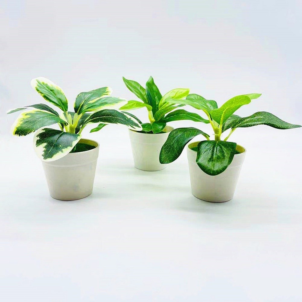 Fake Hanging Potted Plant Green Leaves Decorative Ivy Style for Wall Shelf Use
