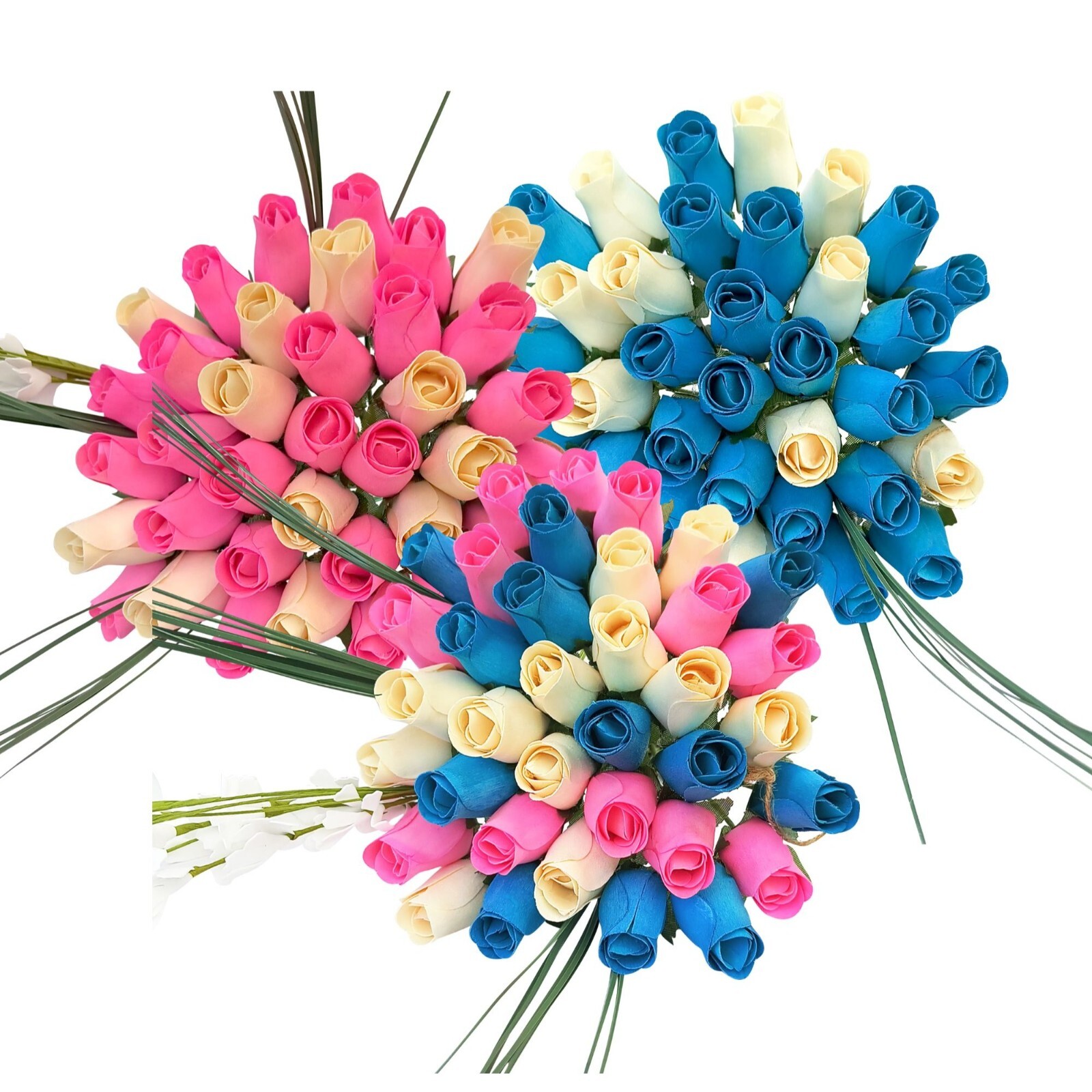 It’s A Girl Flower Bouquet. The Original Wooden Rose 1, 2, 3 Dozen