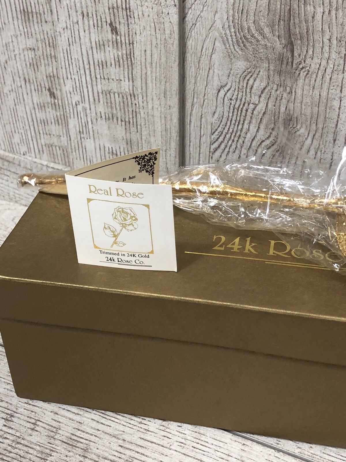 REAL 24K GOLD ROSE, Genuine One Of A Kind Rose Hand Dipped In 24K Gold To Last..