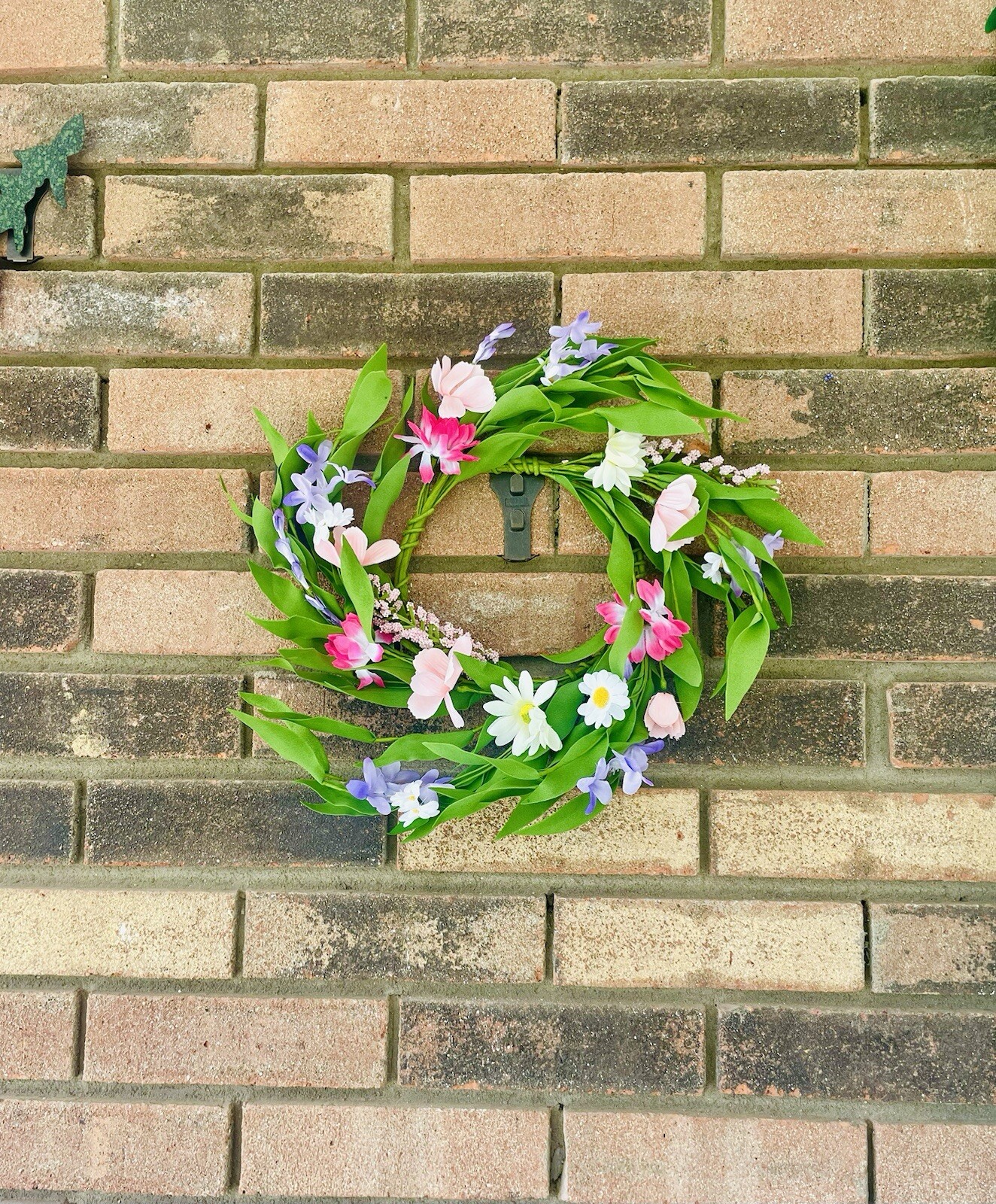 Spring Festival Flower & Herb Small Wreath Floral Greenery Ring