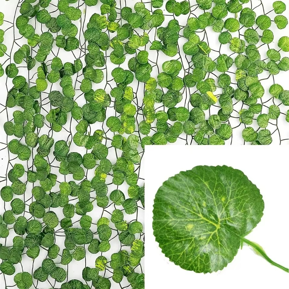 4/10M Artificial Plant Green Ivy Leaf Garland Fake Plant Creeper Hanging Vine Ou