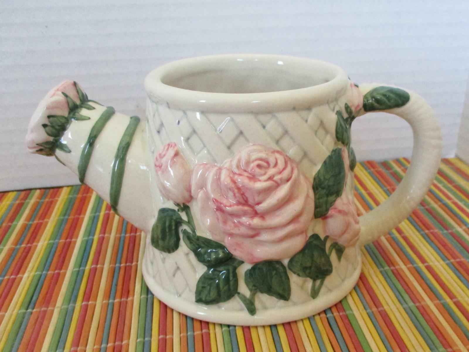 1996 BeaugArt Watering Can Planter Flowers Inc Balloons