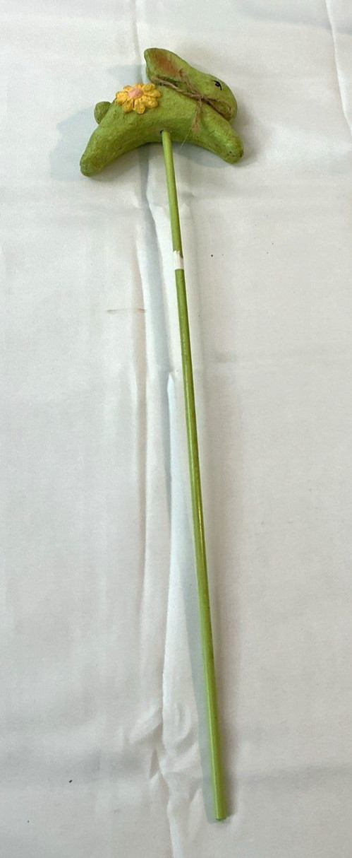 Easter Bunny Pick for Floral Art or Gifts – 15.5 Inch