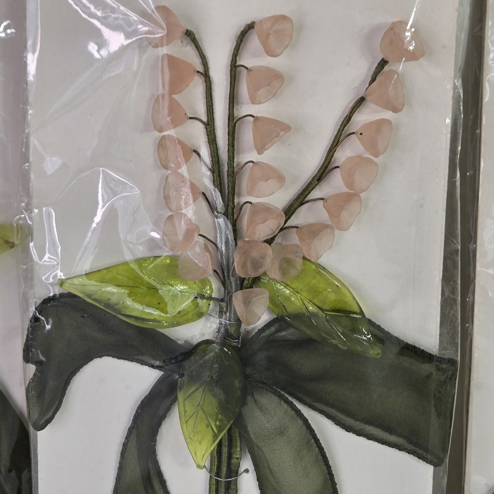 Katherine’s Collection Pink Lily Of The Valley Floral Pick Stem Easter Decor 3pc