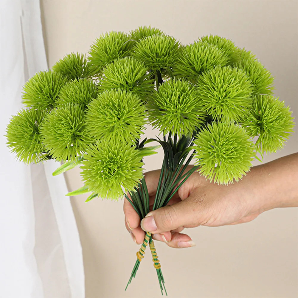 10pcs Mixed Artificial Dandelion Flower Bouquet Plastic Fake Flowers Home Decor