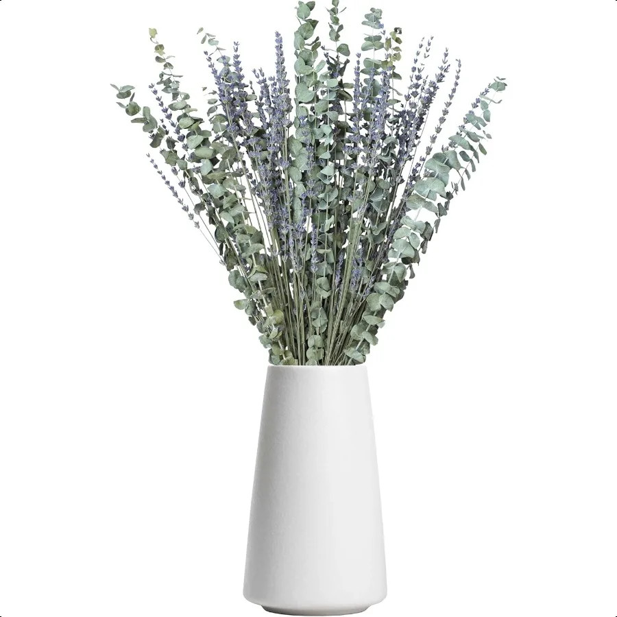 17” Natural Real Dried Eucalyptus Stems & Lavender Flowers Bundle for Shower