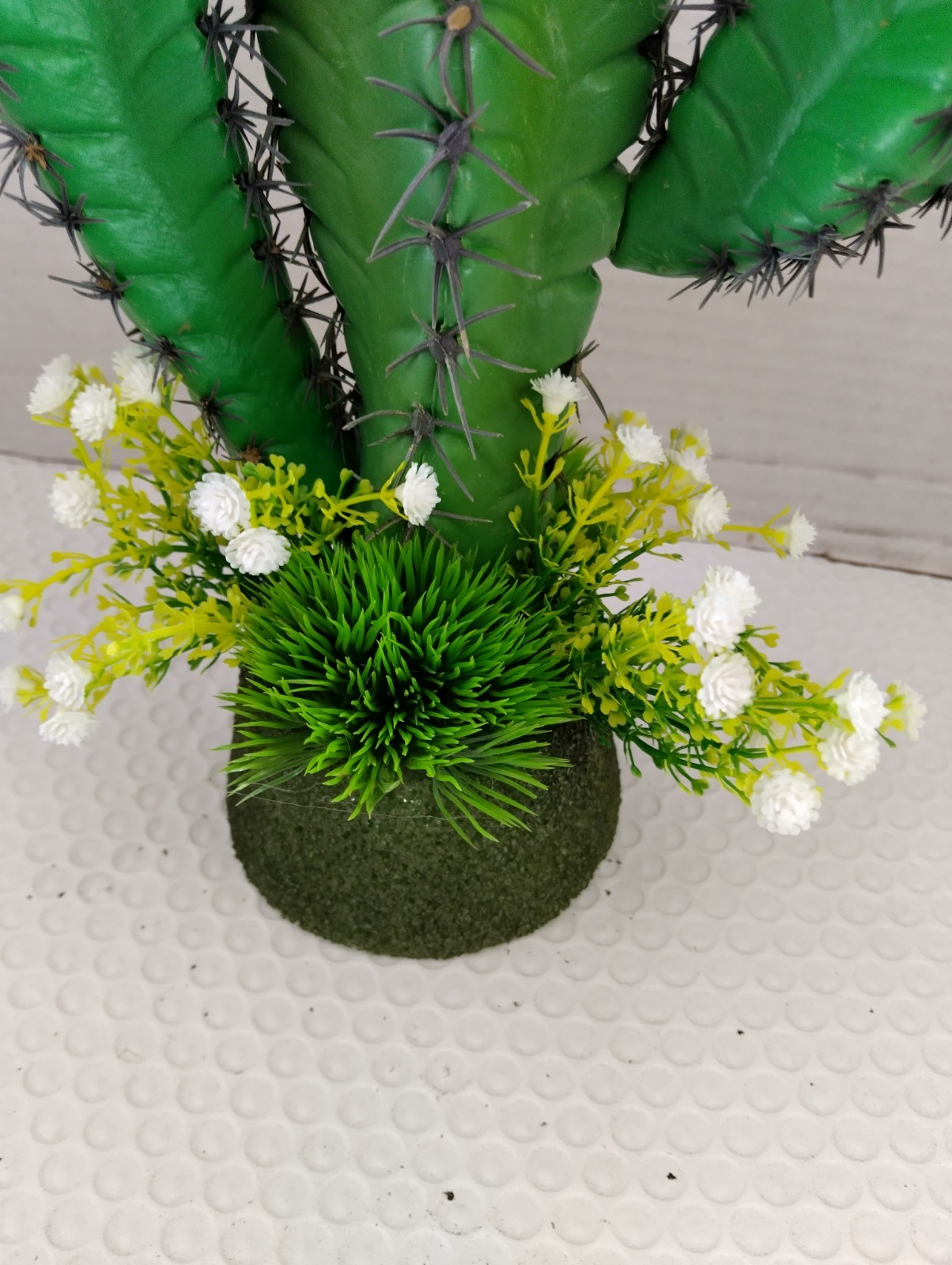 15″ Artificial column cactus.