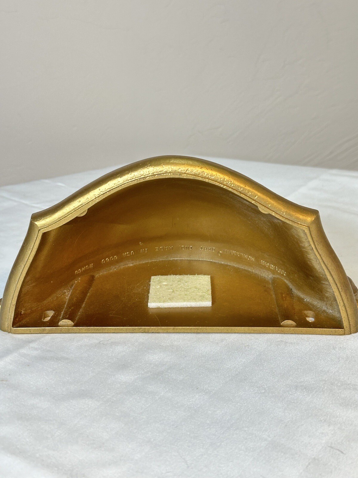 Vintage Homeco Antiqued Gold Wall Pockets 6050 Dart Industries Regency Old Money