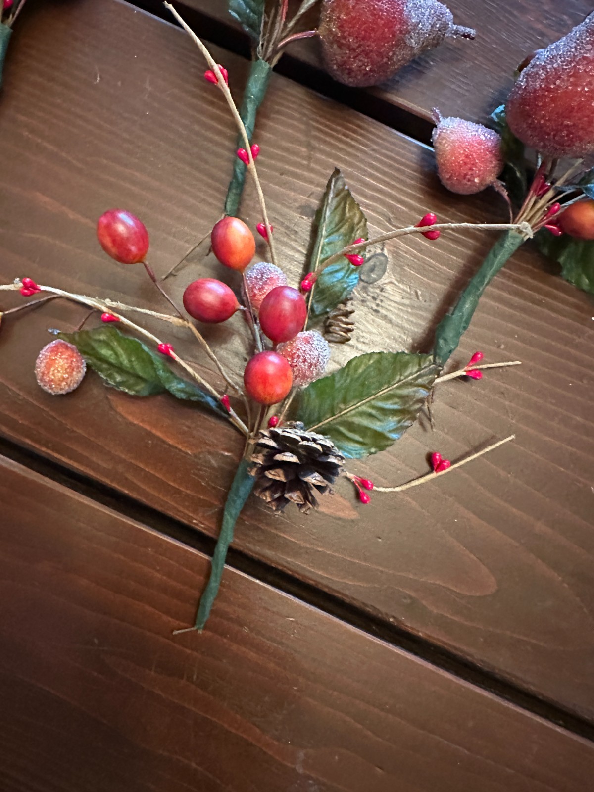 Set of 5 Artificial Floral Picks