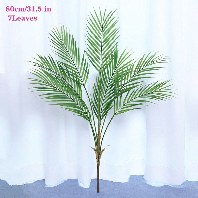 70-125cm Artificial Palm Tree Realistic Indoor Tropical Plant Plastic Decor NEW