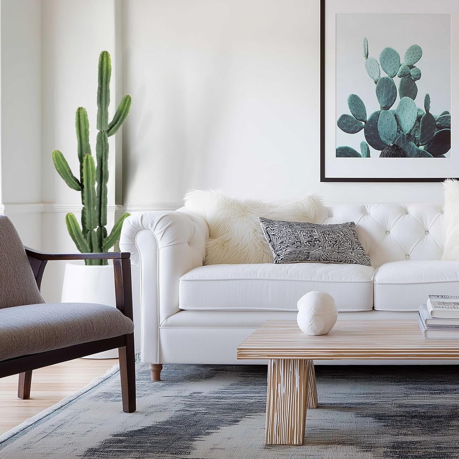 6Ft UV-Resistant Faux Cactus – Perfect for Indoor & Outdoor Decor