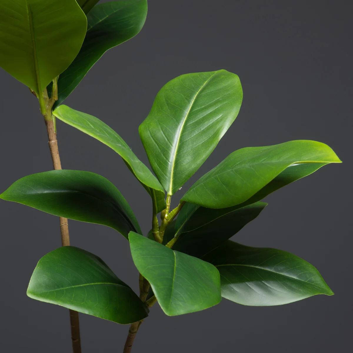 105cm 2 Forks Large Artificial Plants Fake Magnolia Tree Branch Plastic