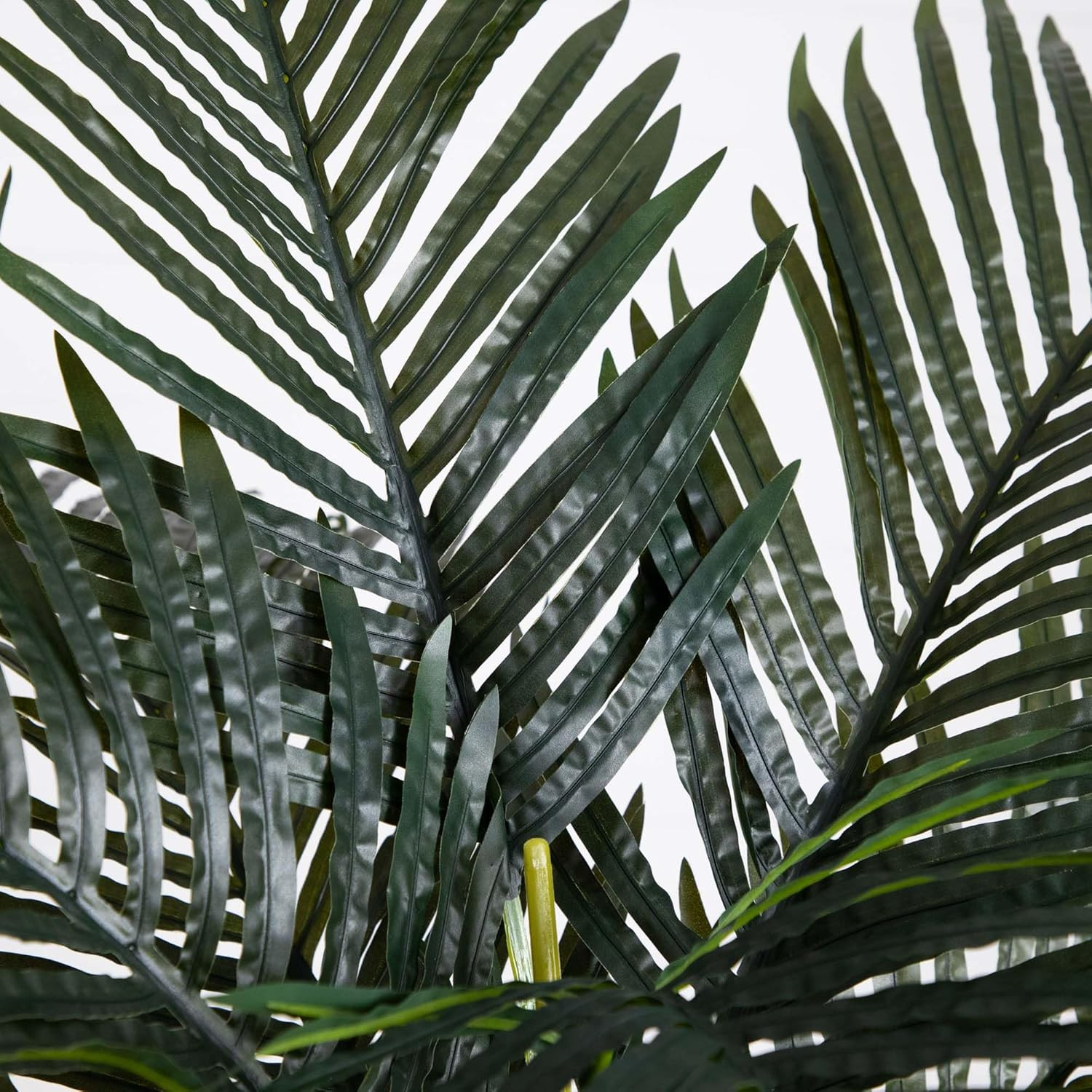 6-FT Artificial Golden Cane Palm Tree Set of 2 Fake Palm Trees with Three Realis