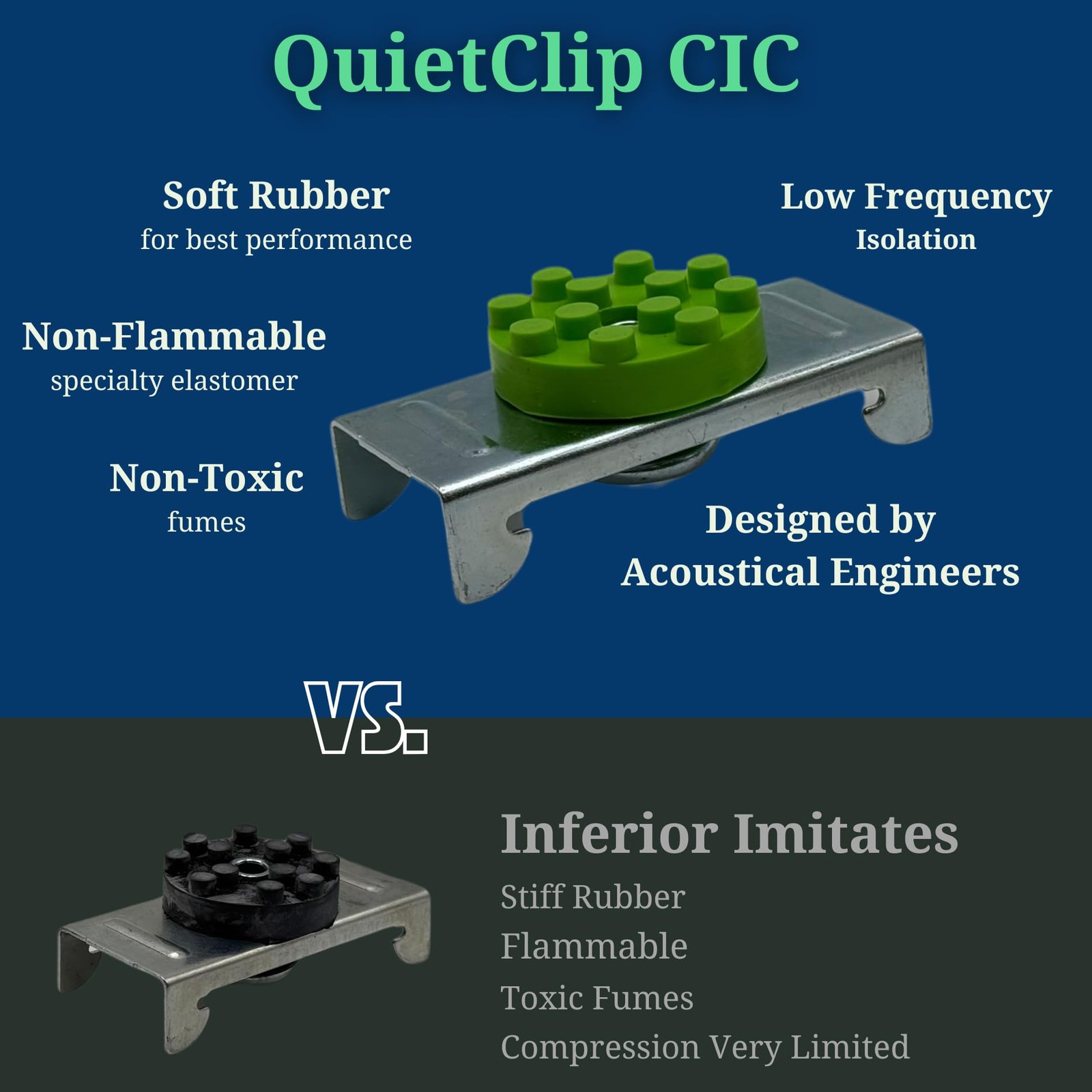 QUSTICS QuietClip 50 pcs