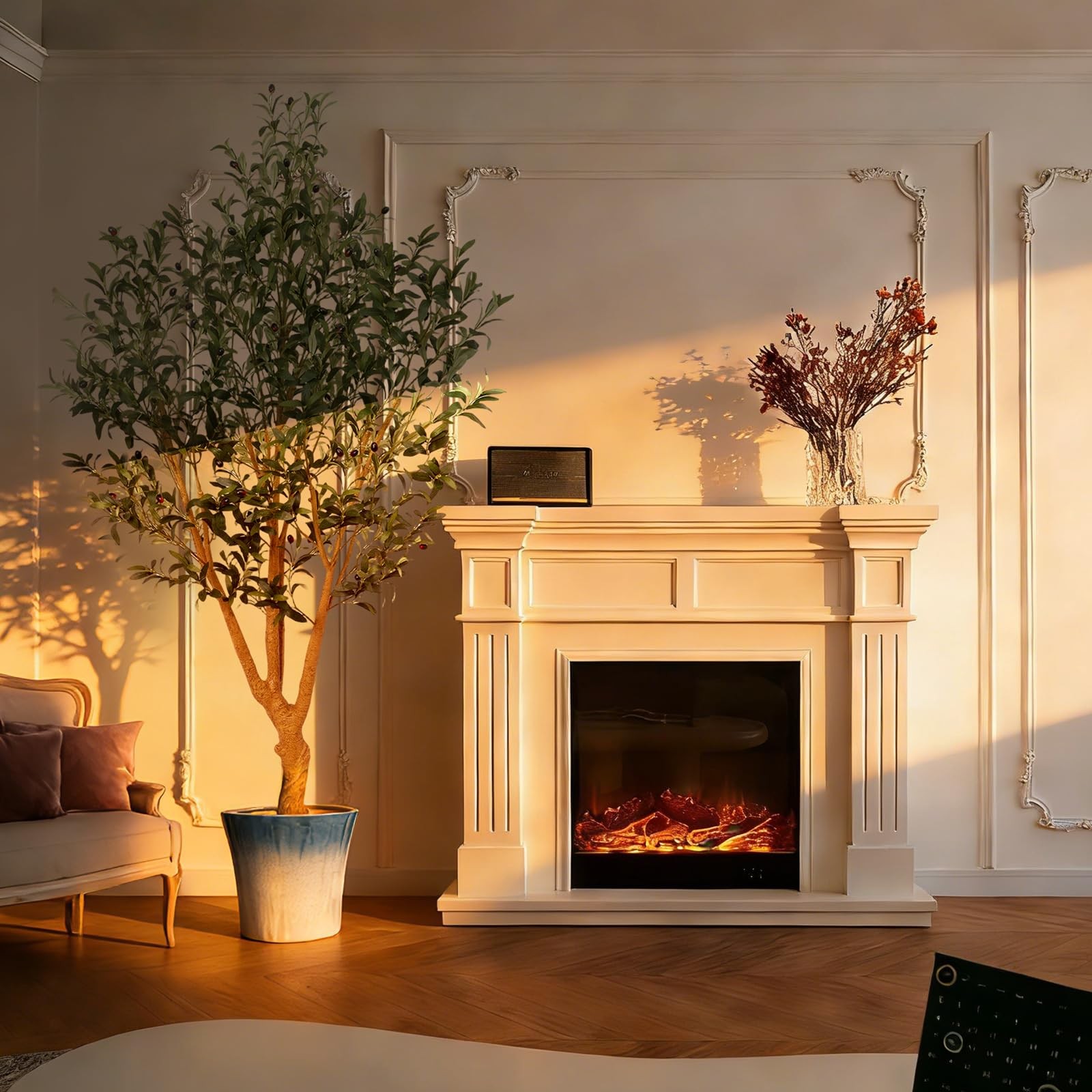 Artificial Olive Tree 7FT Faux Plants for Home Office Indoor Decor