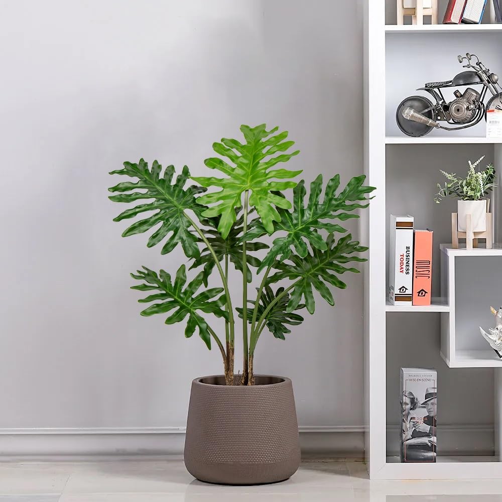 Artificial Tree Philodendron Plant 3FT Tall Faux Monstera Indoor Trees Fake T…