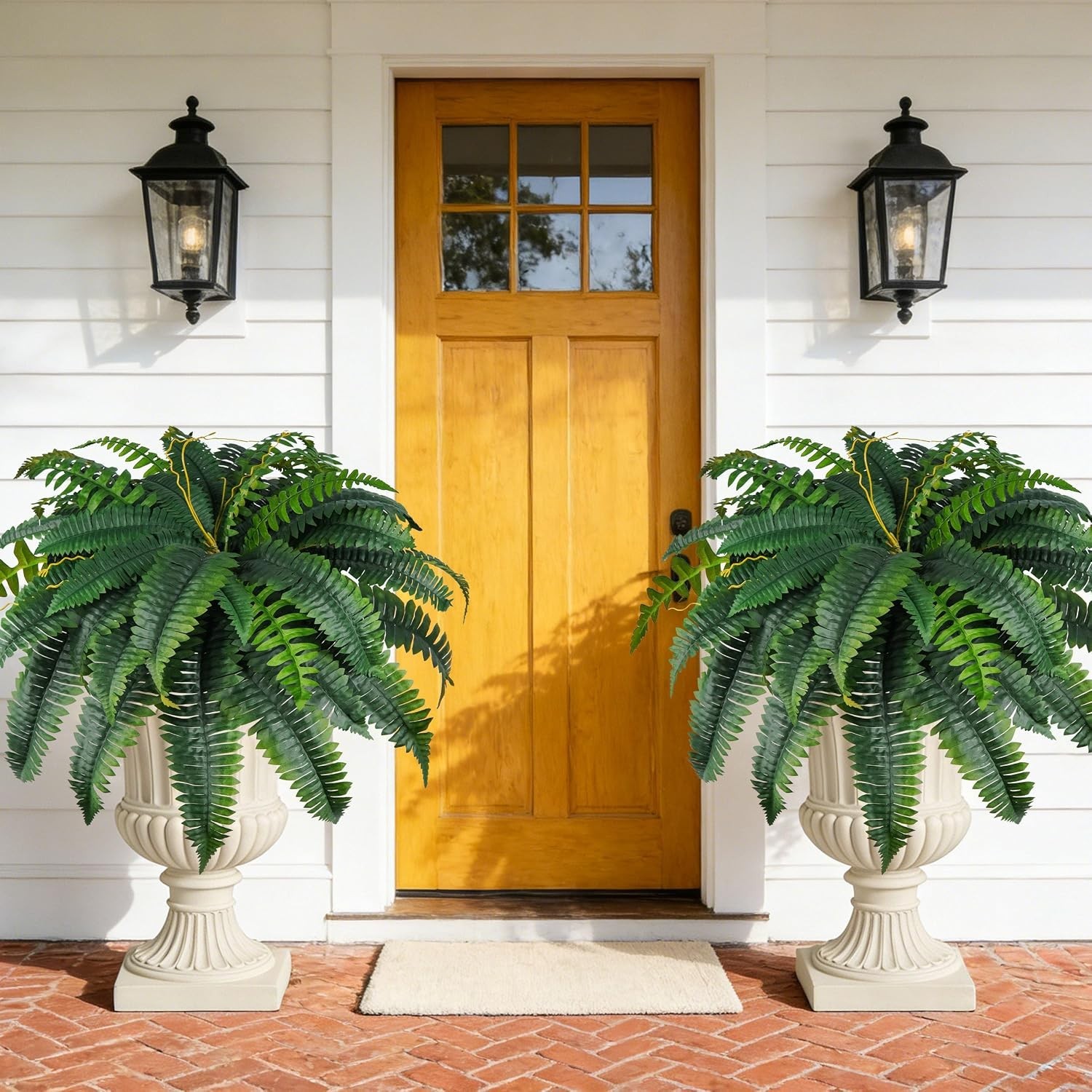 UV Resistant Artificial Boston Ferns