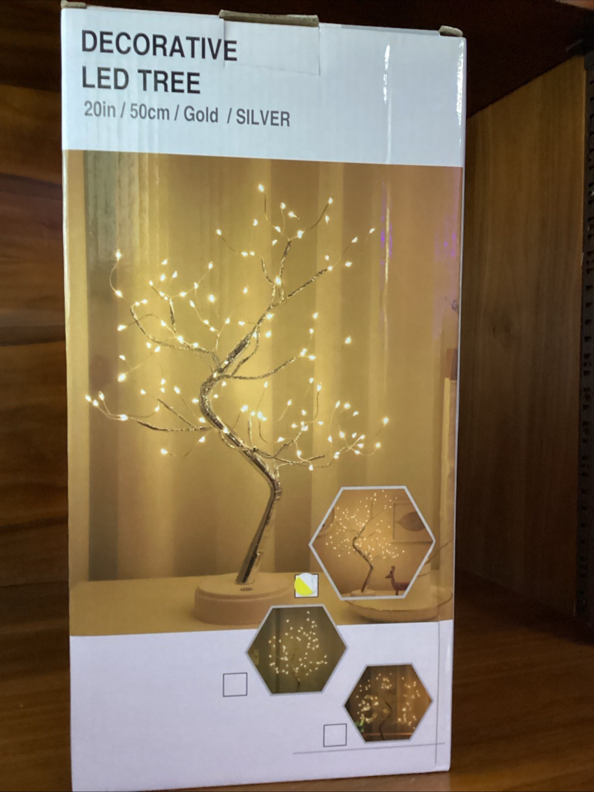 Fairy Light Spirit Tree,20 Tabletop Bonsai 108 LED Tree Light, USB or Battery…