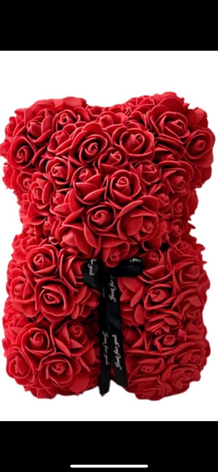Rose Teddy Bear Birthday Valentines Gifts Red Rose Teddy Floral Foam Rose