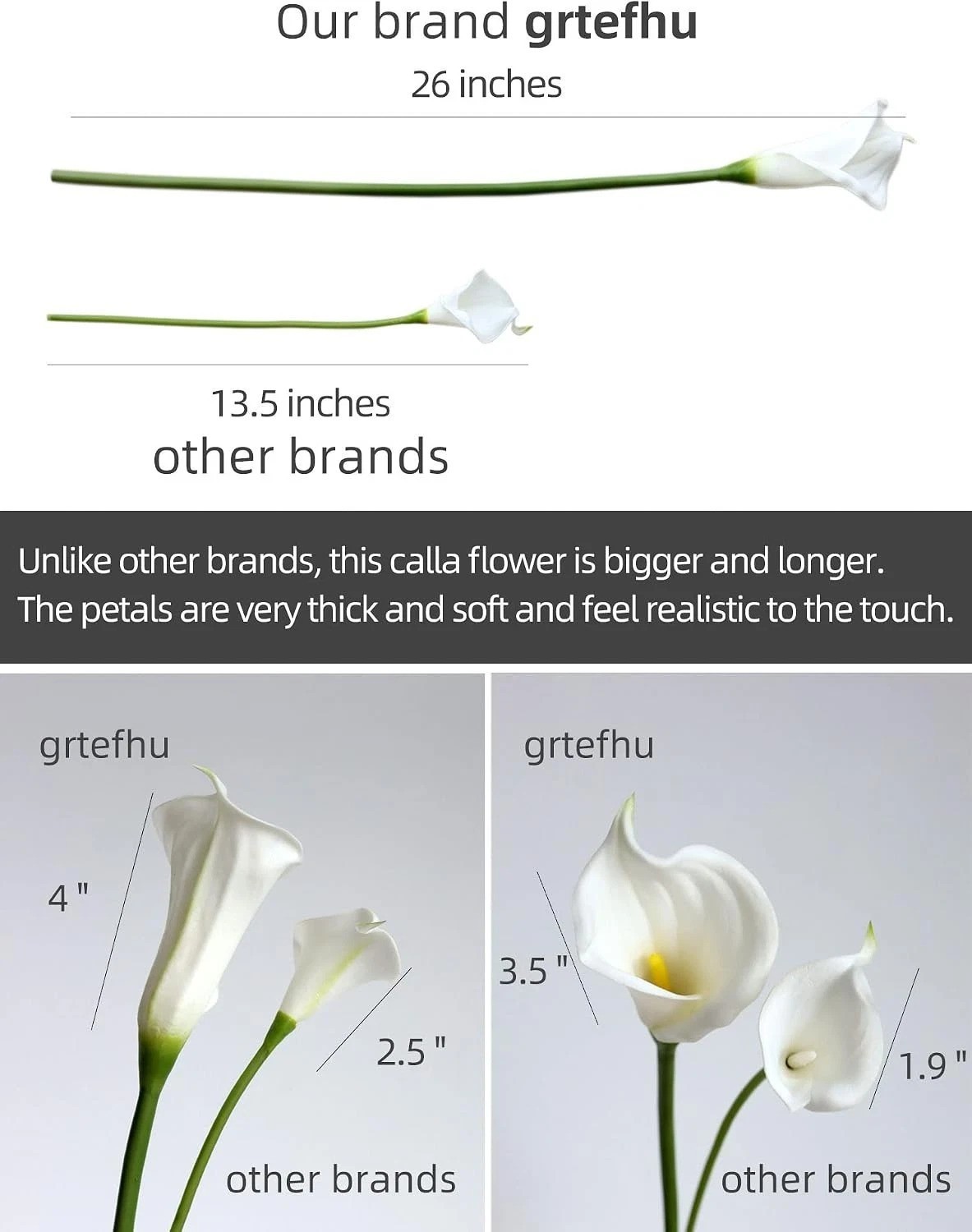 Wedding Office Home Decor: 26″ Artificial Calla Lilies