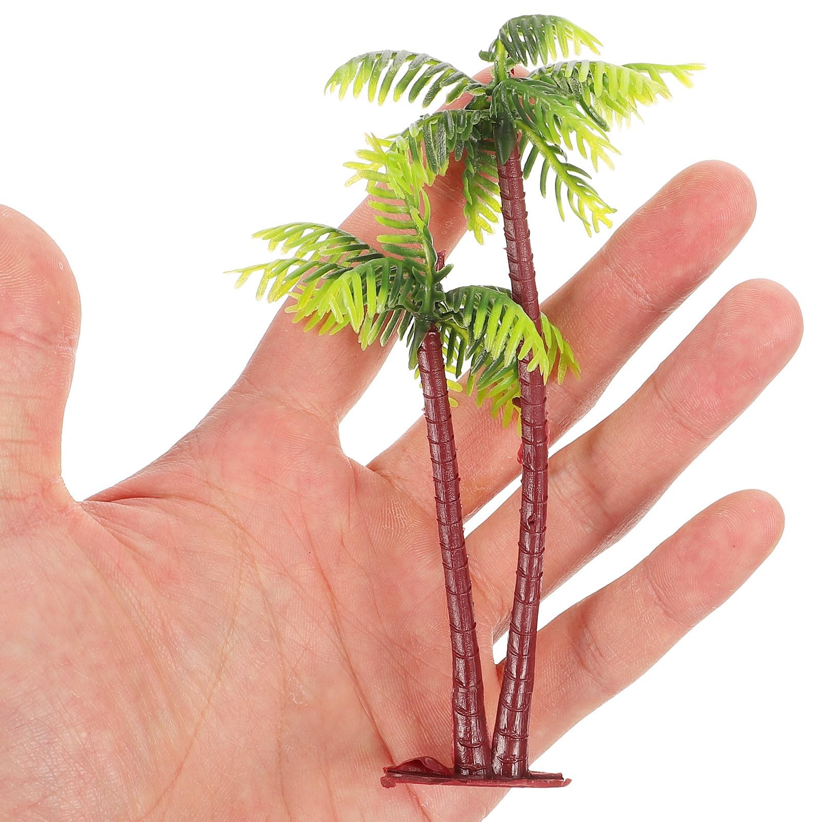 5pcs Miniature Coconut Palm Tree Model Landscape Trees for Diorama, Dollhouse…