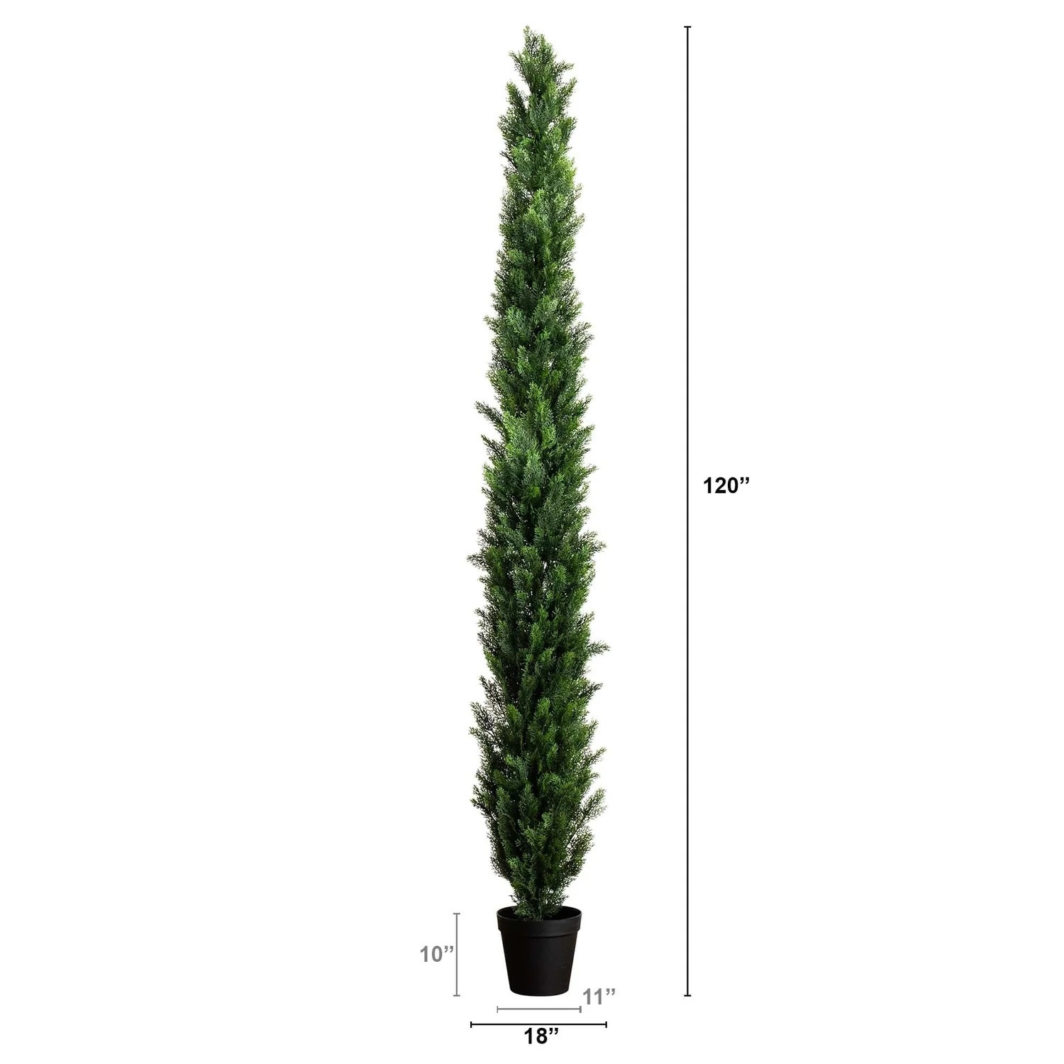 10’ Topiary Cedar Pine Artificial Tree Home Decor UV Indoor/Outdoor. Retail $379