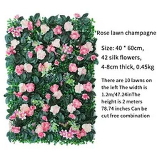 40x60cm Artificial Green Plant Wall Ornaments For Indoor Home Garden Decoration