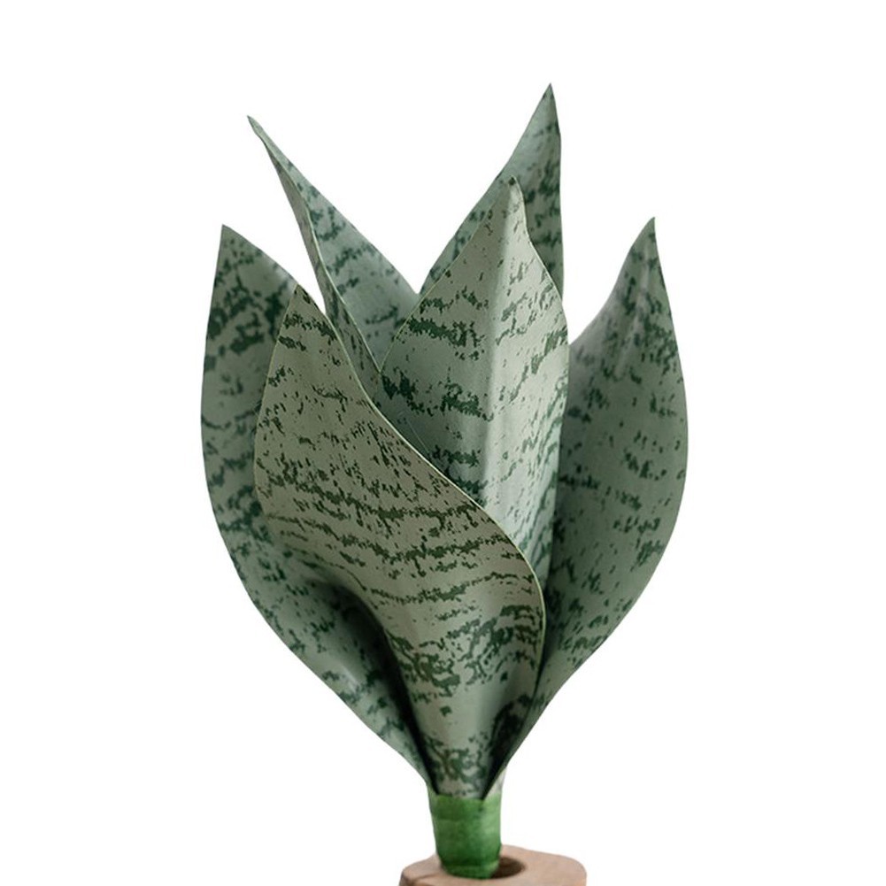 Low Maintenance Soft PVC Artificial Snake Plant Greenery for Indoor Spaces