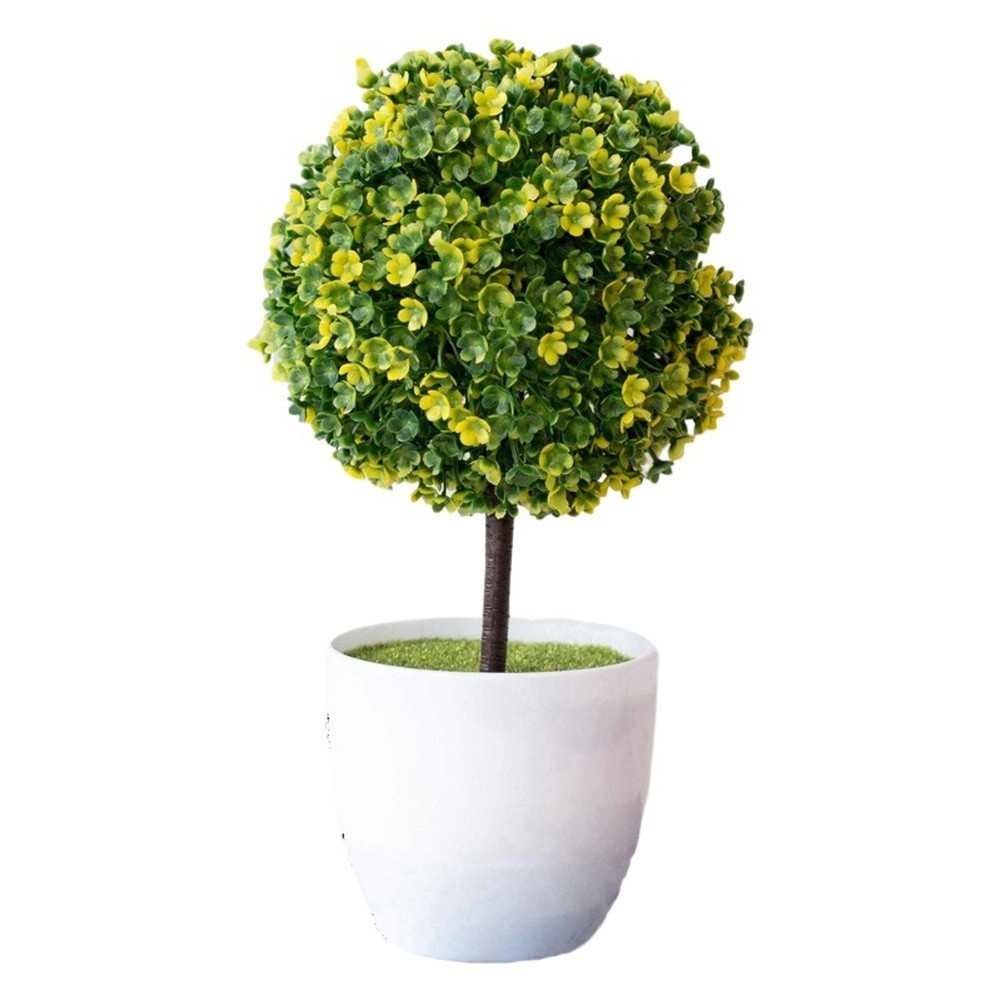 25cm Tall Sakura Snow Ball Plant for For MINIature Round Ball Home Styling