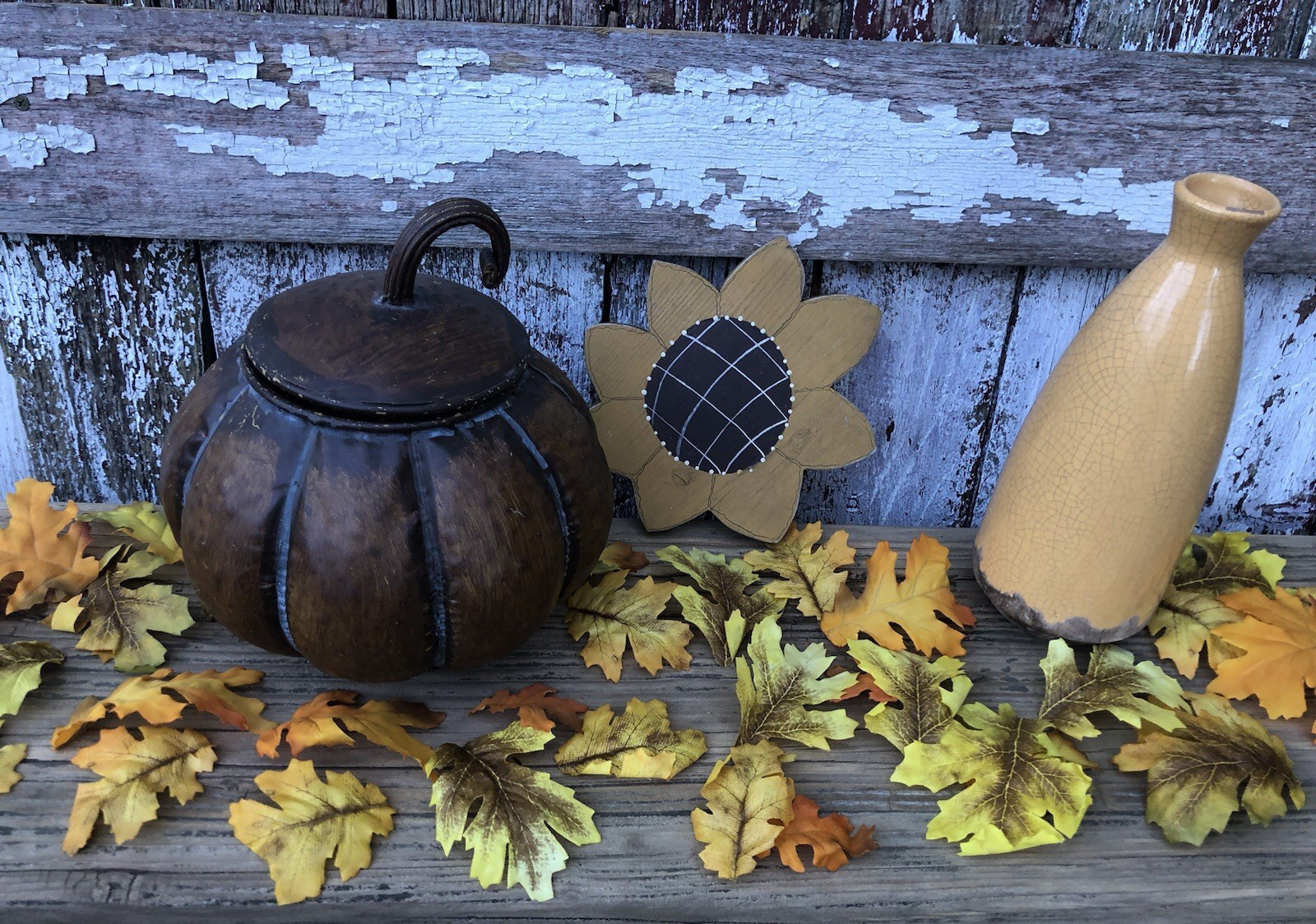 36 Sunny Ridge Oak Fall Leaves Autumn Artificial LOOSE in A BAG Wedding Decor