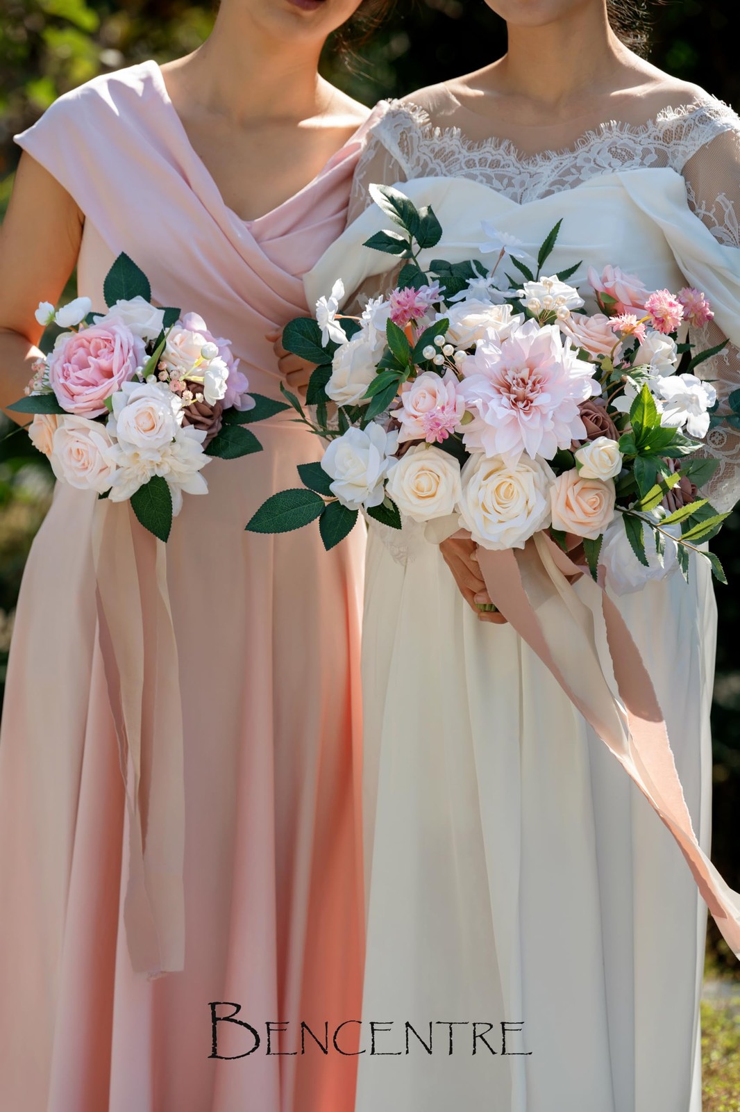 7 Inch Blush Wedding Bouquet for Bride Bridesmaid,Small Wedding Bouquet, for …