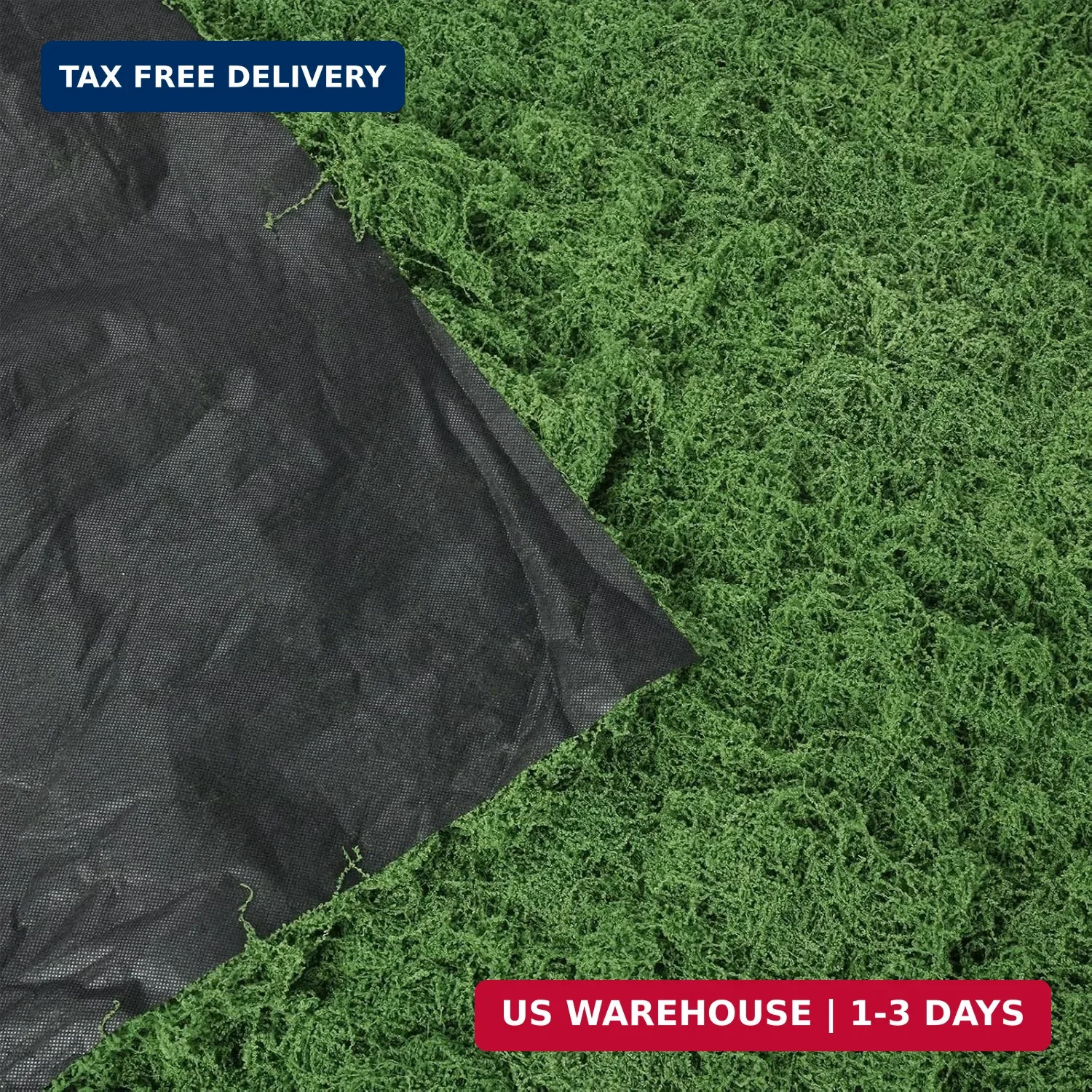 Artificial Moss Mat, 39″ x 78″ Large Fake Moss Sheet for Crafts & Planters, Real
