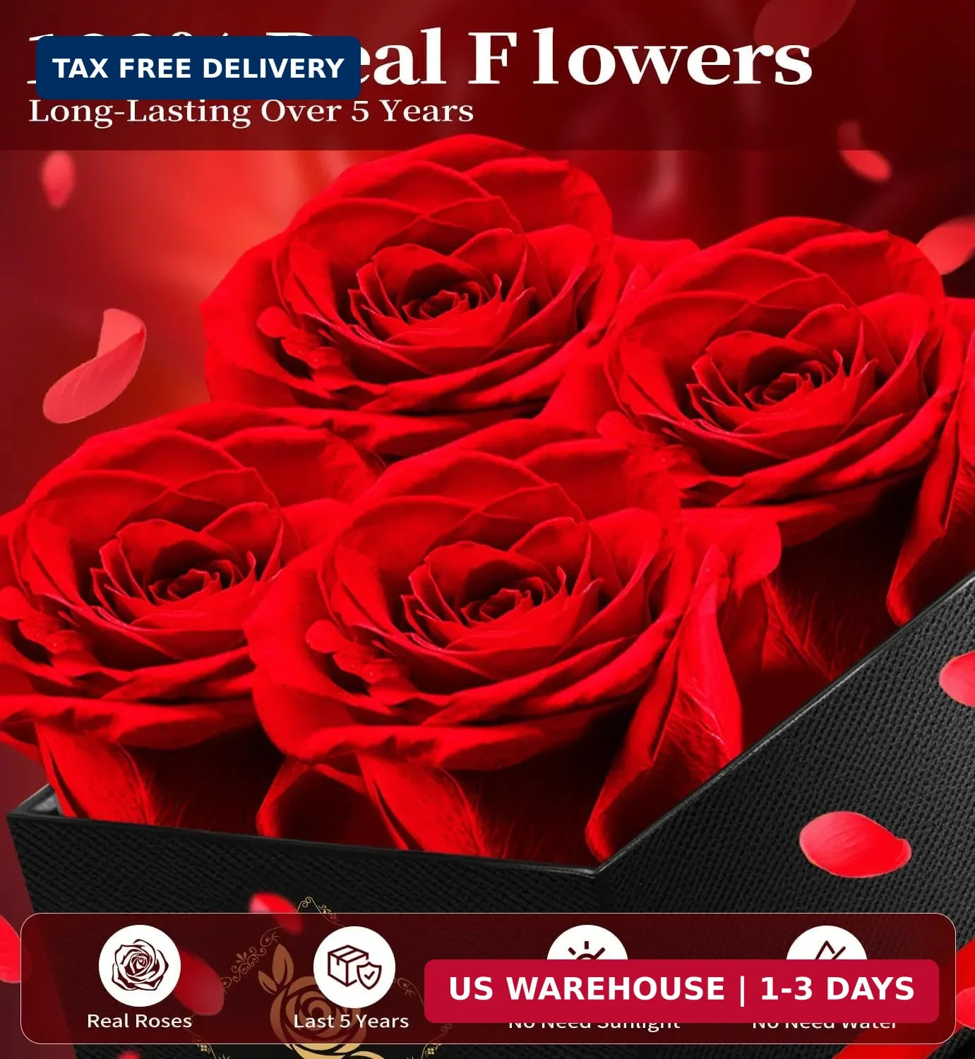 Gifts for Mom Birthday Gifts for Women Preserved Rose Forever Flower Eternal Fre