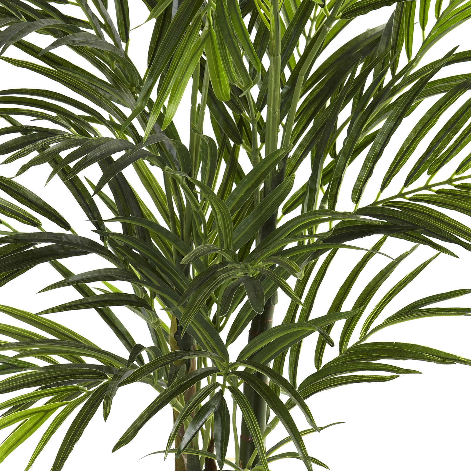 Nearly Natural Indoor/Outdoor 30″ Areca Palm UV Resistant in Green/Black
