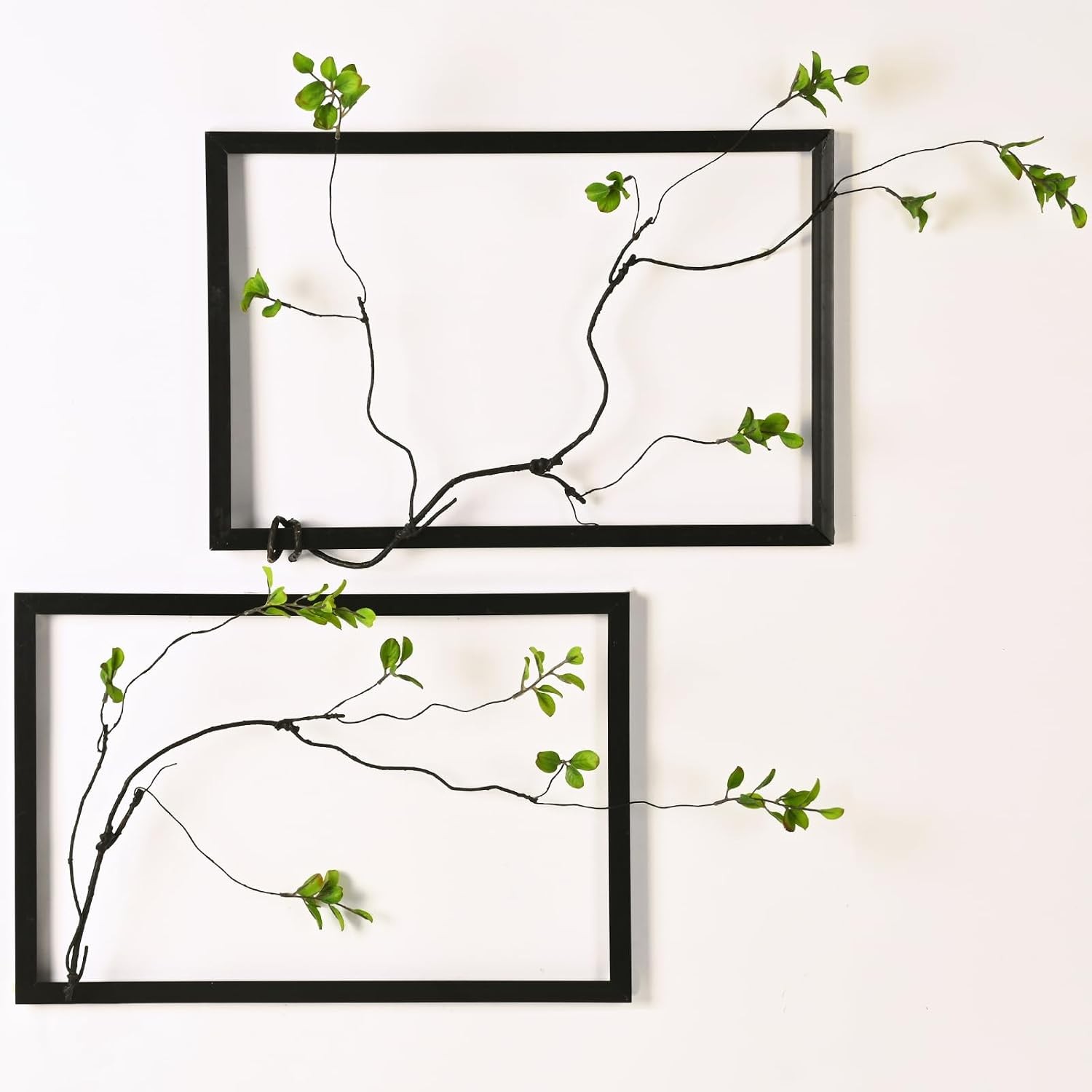 4PCS Artificial Ficus Branches for Vase, Faux Greenery Stems for Vase Filler,