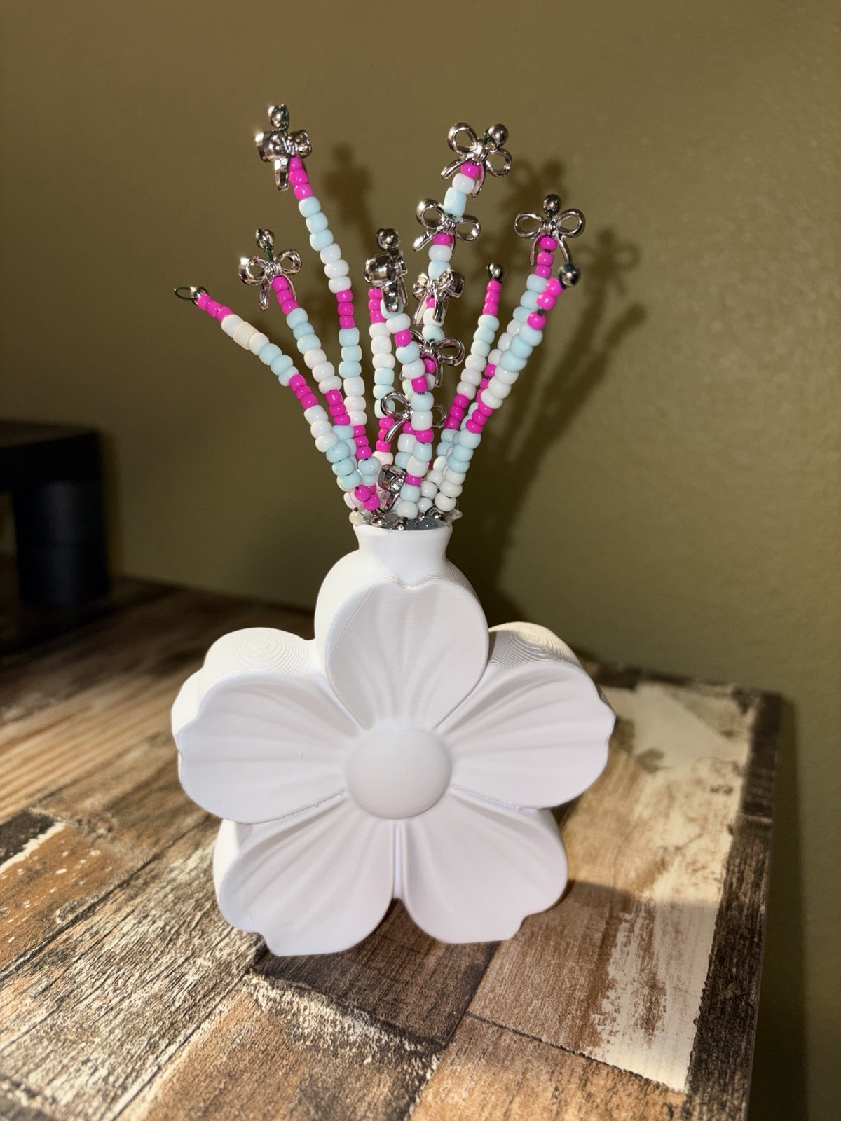 Handmade Beaded Plant Forever Succulent Hanging Bead Plant