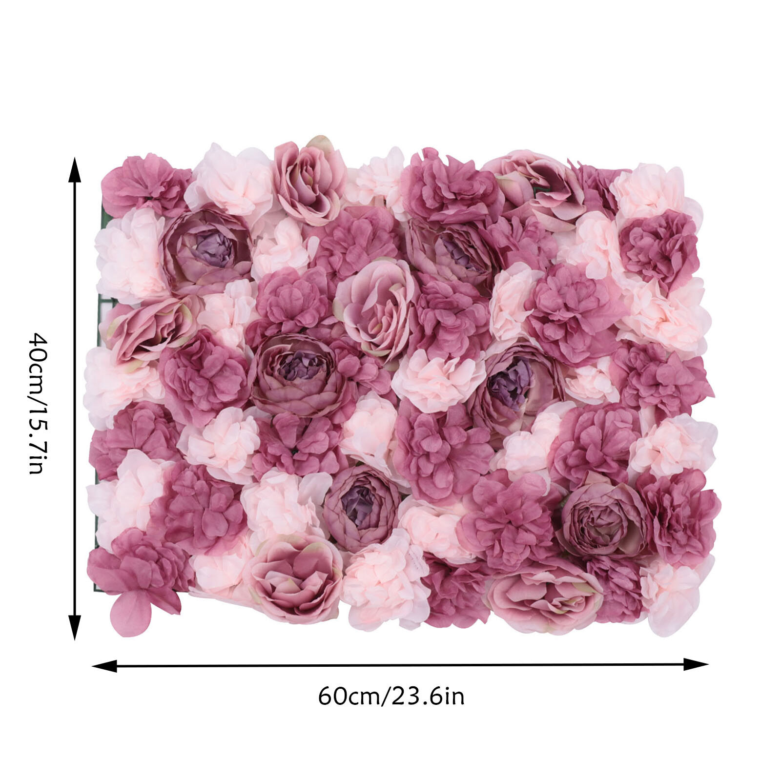 6Pcs Elegant Artificial Fake Rose Silk Pink+ Mauve Flower Indoor Warm Decor Gift