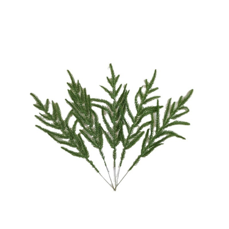 8 Pcs Artificial Pine Sprigs Festive Greenery Marry Christmas Floral Decoration