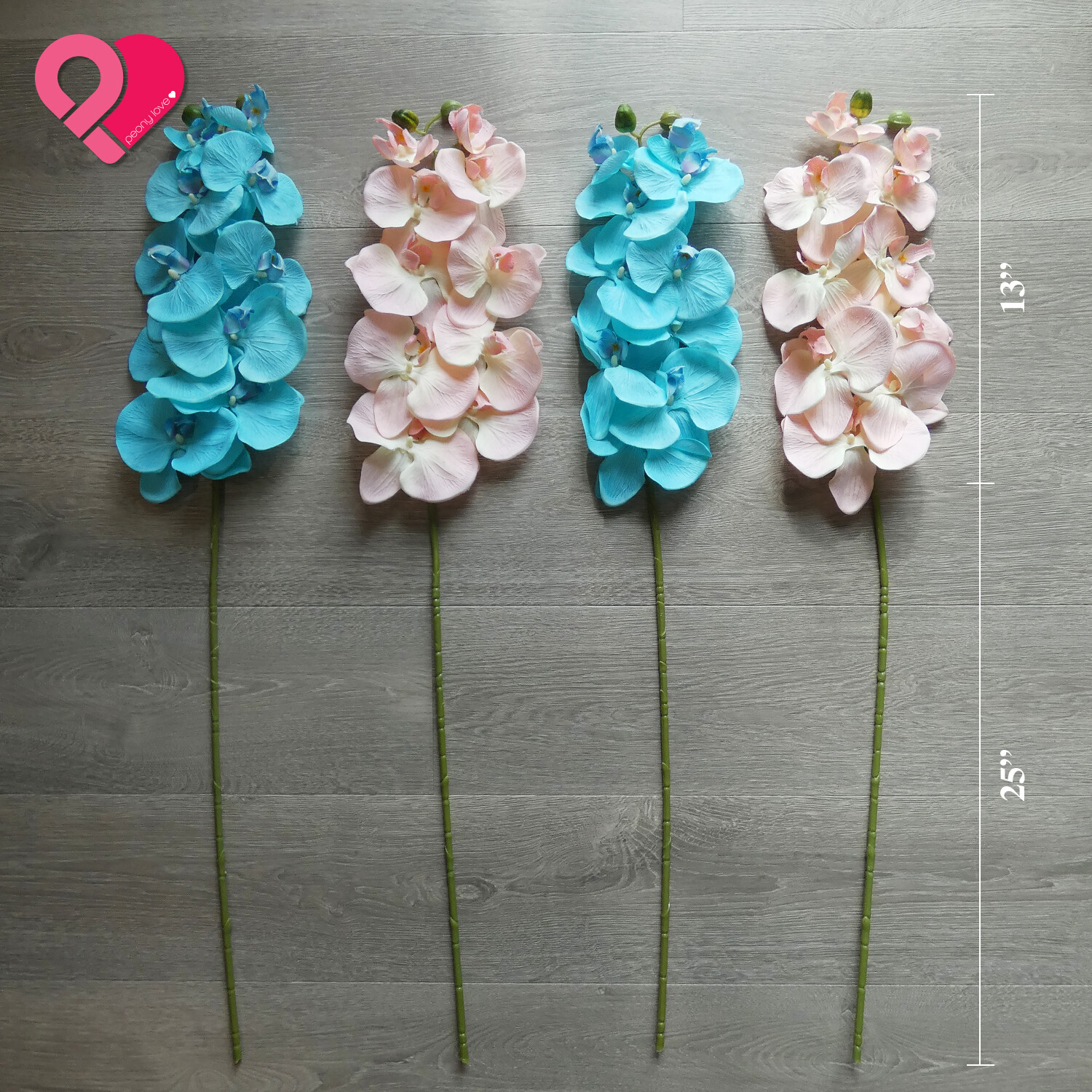 Jumbo Artificial Butterfly Orchid Silk Flower Wedding Party Phalaenopsis Bouquet