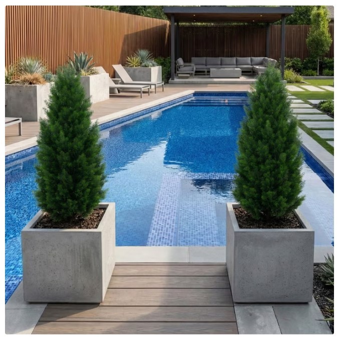 2 Pack Nearly Natural Faux 4′ UV Resistant Cedar Tree Indoor and Outdoor NEW