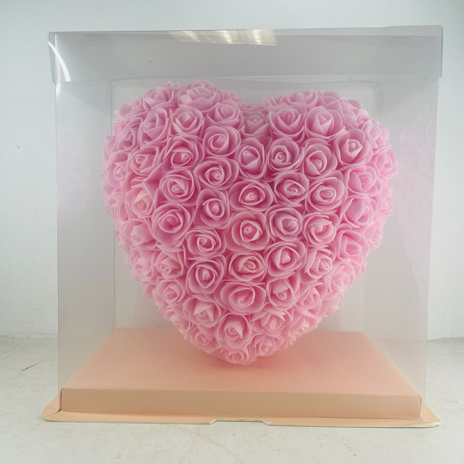 8″ Artificial Rose Heart Wall Birthday Valentine’s Day Gift for Girlfriend Wife