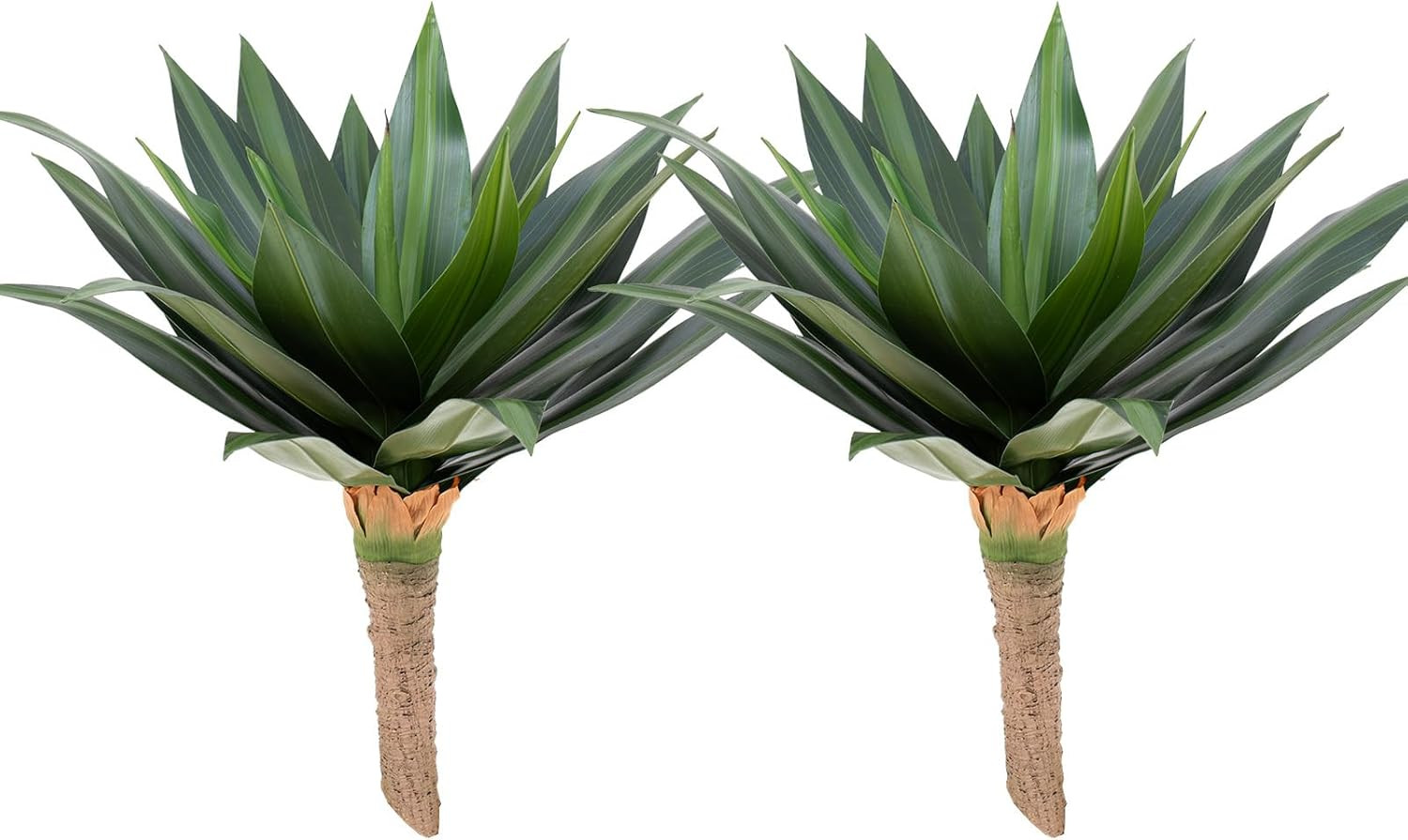 27.95″ UV-Resistant Artificial Agave Succulent Plants – Set of 2