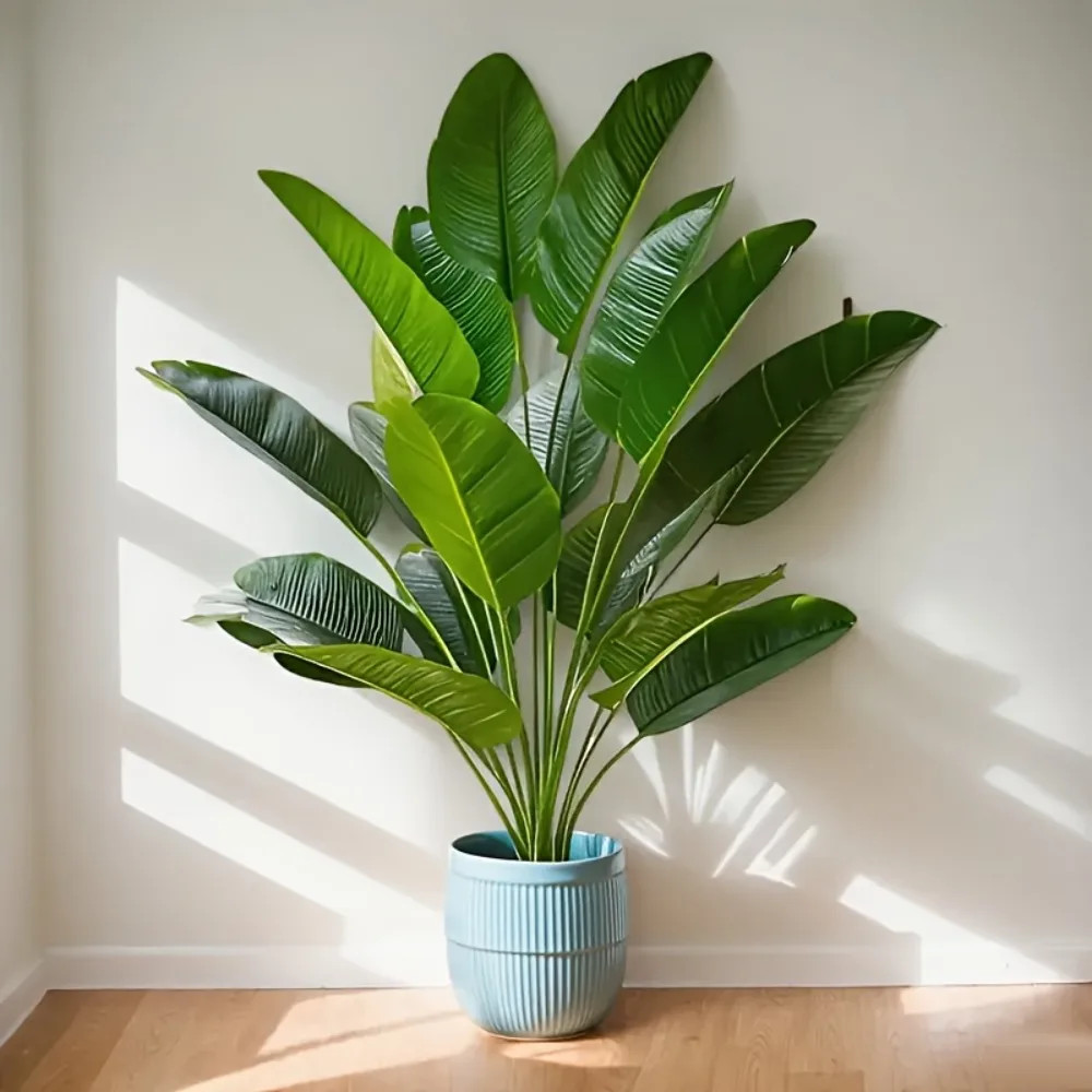 120cm 24 Leaves Artificial Plant Large Tropical Palm Tree Fake Office Decor NEW