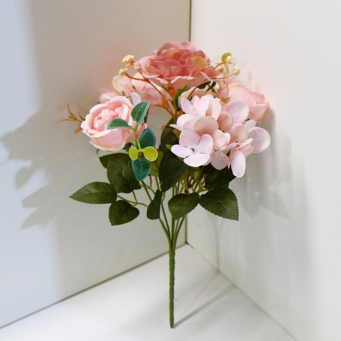 2 Pcs Artificial Blooming Flower Plants Home Garden Decoration Grass (#130)