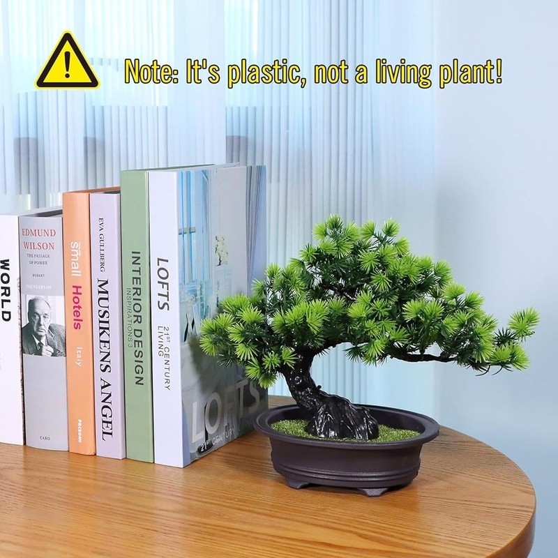 Lifelike Artificial Bonsai Tree Micro Landscape Home Office Decor Greenery New